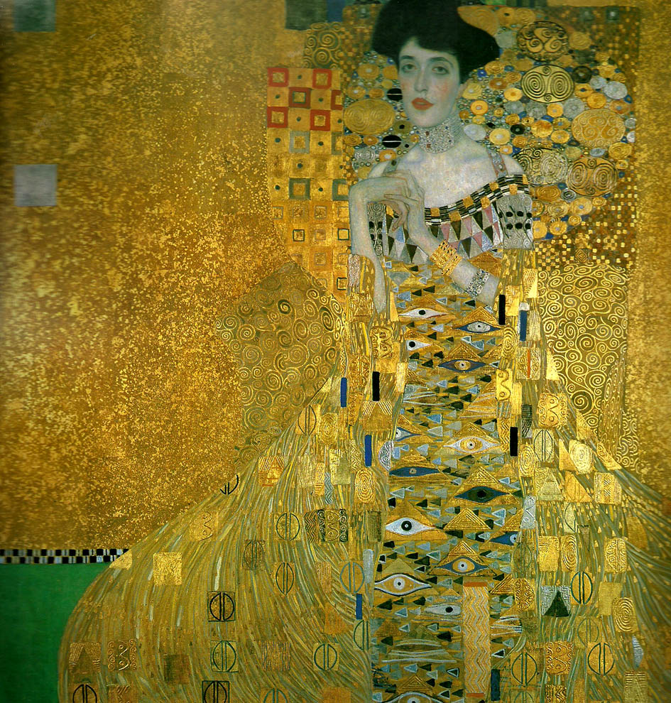 Gustav Klimt portraatt av adele bloch-bauer,